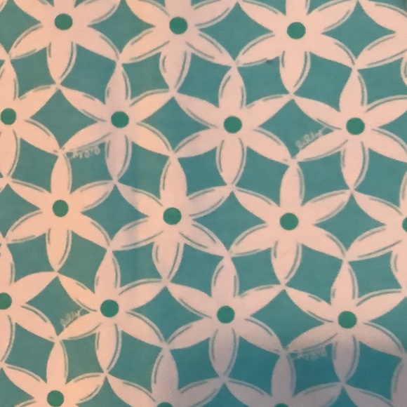 Lilly Pulitzer Turquoise and White Pajama Set - Picture 11 of 11